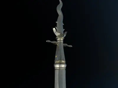 Historical Accuracy 3d Model of War Spear 3D print model
