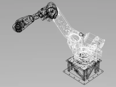 ABB Articulated Robot - IRB 6700 Free 3D model