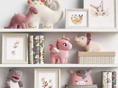 Kids Room Decor 170 3D model