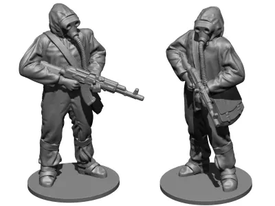 Hazmat suit 3D print model purchase