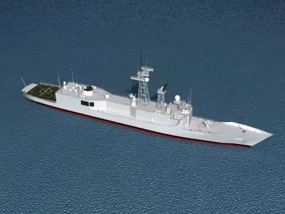 PFG2-1106 ROCS Yueh Fei 3D model