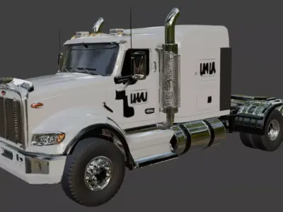 Heavy Duty Truck 3D Model 3D model