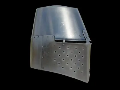 Medieval helmet 3D model get