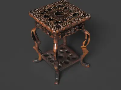 Chinese display stand   Low-poly 3D model purchase