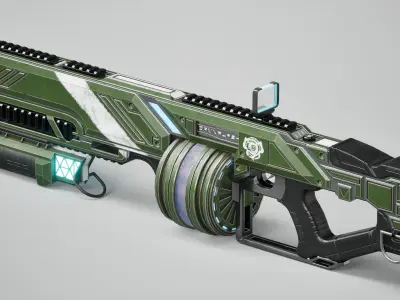 Damnflash Low-poly 3D model