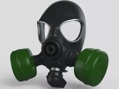 Gas Mask 3D model get