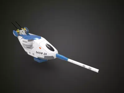 weapon artillery 3D print model