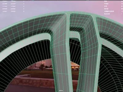 car wheel 3D model 10