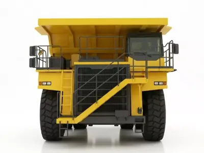 Ultra Scale Mining Haul Truck Low-poly 3D model