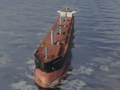 Bulk carrier SDARI Dolphin 64 3D model