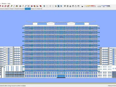 Sketchup Office building 148 3D model