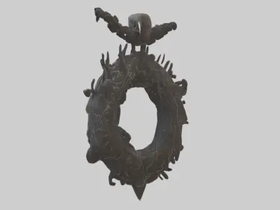 Cursedobject Model 1 Low-poly 3D model