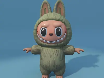Labubu 01 3D model purchase