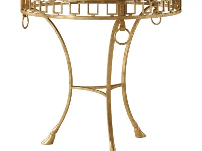 1stdibs Gueridon by Gilbert Poillerat 3D model