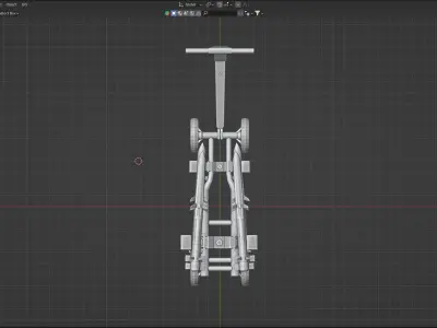 Ballistic Missile Cart Free low-poly 3D model