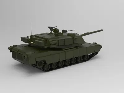 M1 Abrams tank 3D model buy
