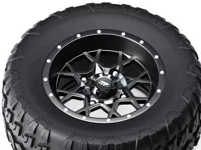 ITP Hurricane Wheels Low-poly 3D model