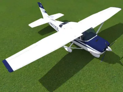 Cessna T-206 Stationair Free 3D model