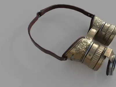 Historical Traveler Points PBR low-poly game ready Low-poly 3D model