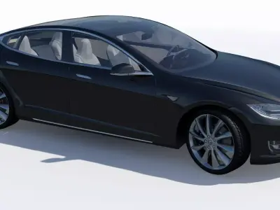 2014 Tesla Model S 3D Model 3D model