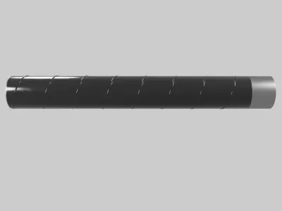 Pipe in VUS insulation 3D model