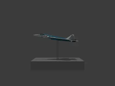 Sukhoi Su-57 3D print model