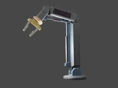 industrial robot arm  3D model purchase