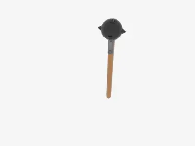 One Ball Mace  Low-poly 3D model