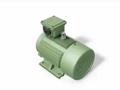 100L B34a Top IEC electric motor - 3D CAD model 3D model