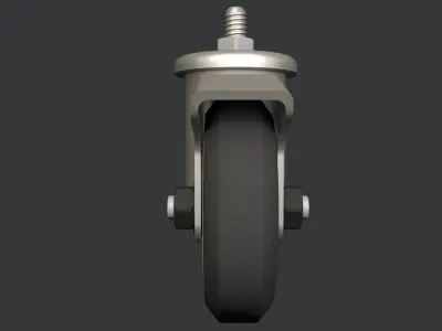 Swivel caster wheel 3D model