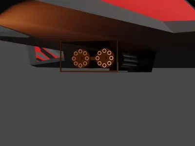 XS-83 Custom Space Fighter Free 3D model