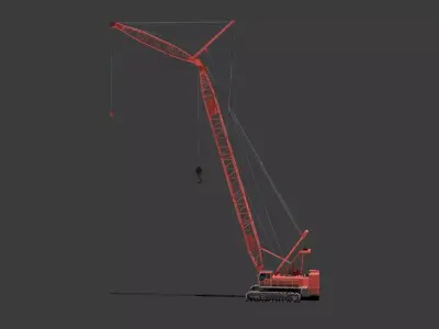 Crawler Crane  3D model