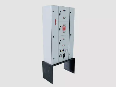 Control panel 3D model 10