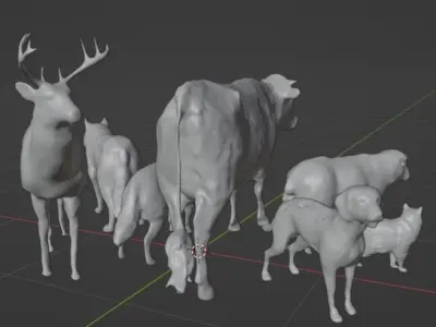 Animal Pack 3D model