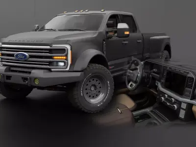 Ford F350 - F550 Super Duty Dually EOG - Complete Model  3D model