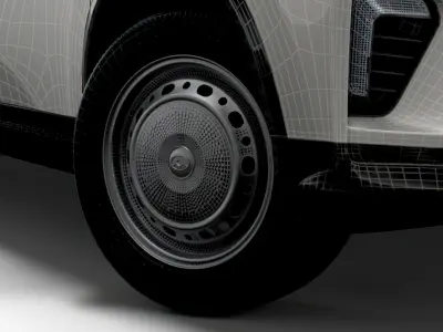 Maxus eDeliver 3 2021 wheel 3D model