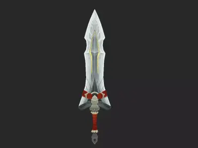 Pack With 30 Fantasy Swords - Part 15 Low-poly 3D model