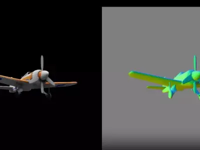 Plane Model 3D model