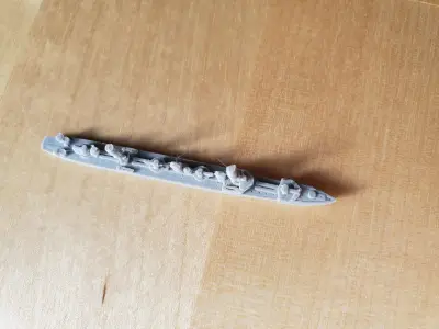 Japanese Minekaze Class Destroyer Warship 3D print model