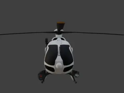 Helicopter Model 3D model by mosozee