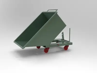 chips waste container 3D model
