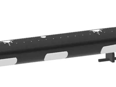 USS TEXAS SSN - 775 SUBMARINE 1-350 High Quality 3D print model