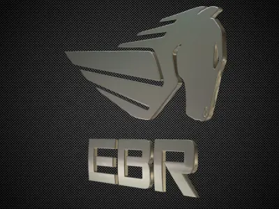 ebr logo 3D model