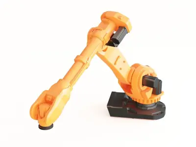 Industrial robot 05 3D model