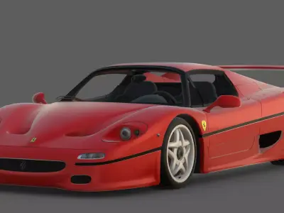 1995 Ferrari F50 3D Model  Formula 1 for the Road 3D model