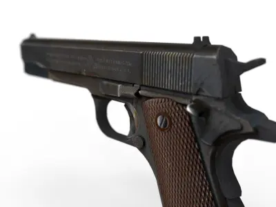 Colt 1911 Low-poly 3D model buy