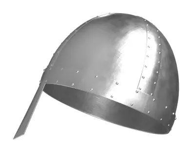 Viking Helmet PBR Low-poly 3D model