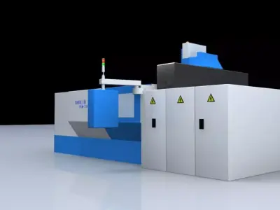 CNC machining 3D model