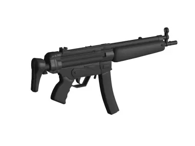Heckler Koch MP5 submachine gun 3D model