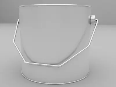 Metal Paint Can 3D model
